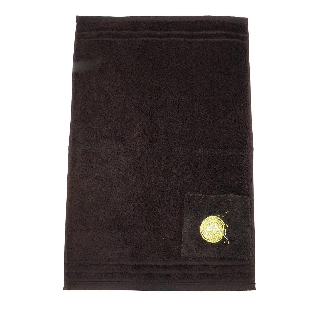 Grilltuch mit Öse und Karabiner, Braun