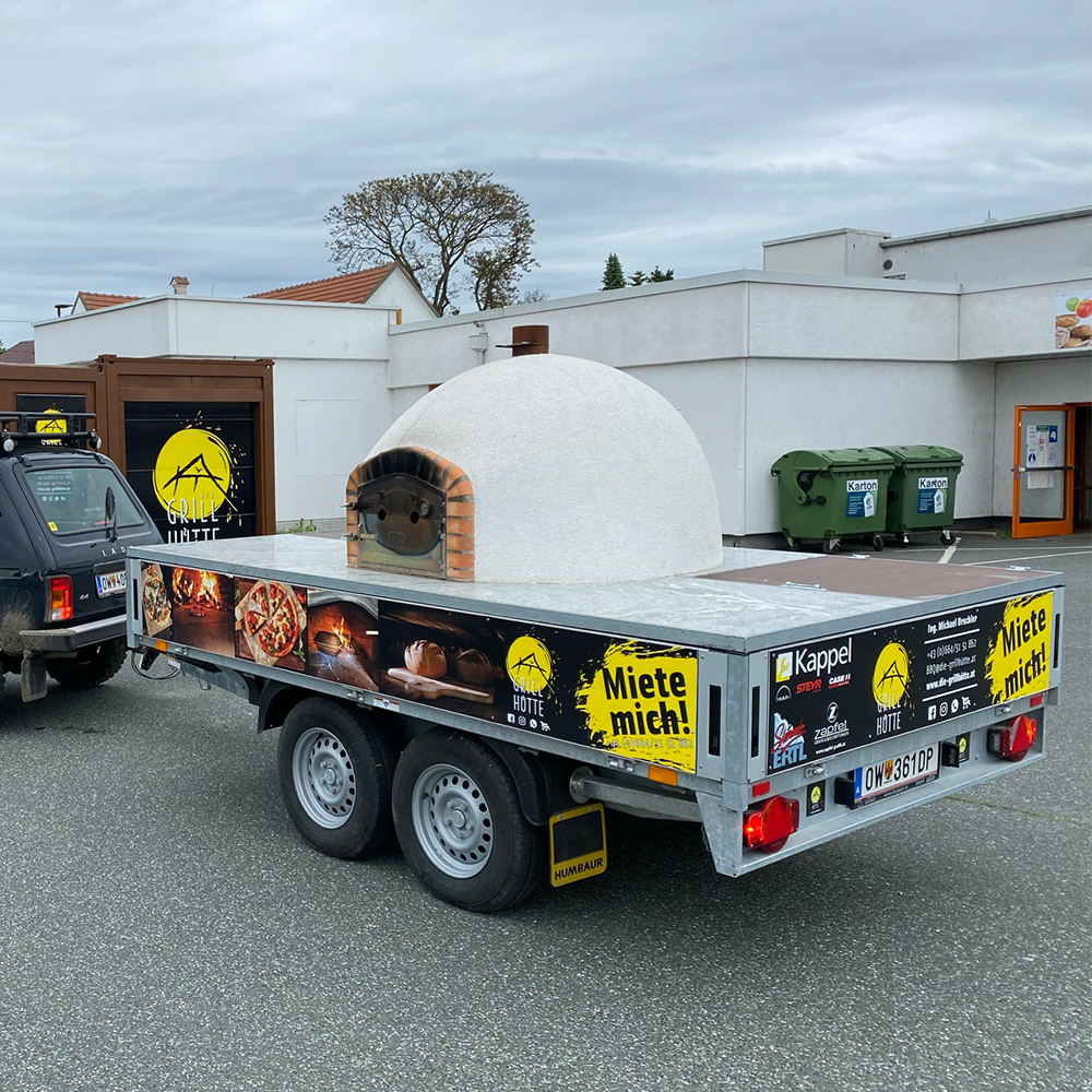 Mobiler Pizzaofen Wochen(end)pauschale inkl. Pizzabesteck exkl. Transport